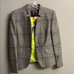 Ted Baker London Gray Plaid Blazer Slim Fit